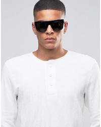 Мужские черные солнцезащитные очки от Giorgio Armani