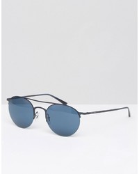 Мужские черные солнцезащитные очки от Giorgio Armani