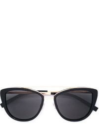 Женские черные солнцезащитные очки от Jil Sander