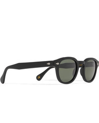 Мужские черные солнцезащитные очки от Moscot