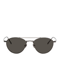 Мужские черные солнцезащитные очки от Linda Farrow Luxe