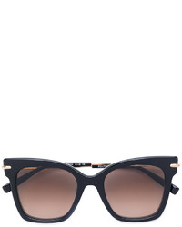 Женские черные солнцезащитные очки от Max Mara