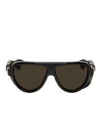 Мужские черные солнцезащитные очки от Moncler