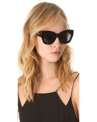 Женские черные солнцезащитные очки от Karen Walker