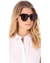 Женские черные солнцезащитные очки от Karen Walker