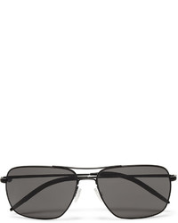 Мужские черные солнцезащитные очки от Oliver Peoples