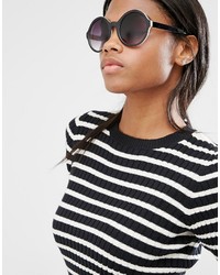 Женские черные солнцезащитные очки от Missguided