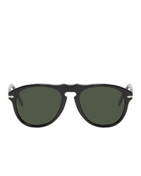 Мужские черные солнцезащитные очки от Persol