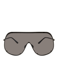 Мужские черные солнцезащитные очки от Rick Owens