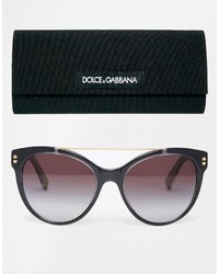 Женские черные солнцезащитные очки от Dolce & Gabbana