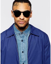 Мужские черные солнцезащитные очки от Asos