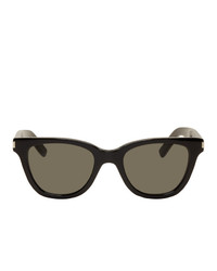 Женские черные солнцезащитные очки от Saint Laurent