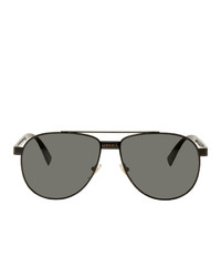 Мужские черные солнцезащитные очки от Versace