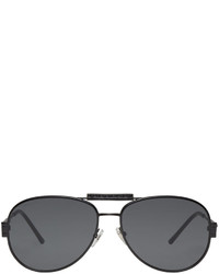 Мужские черные солнцезащитные очки от Versace