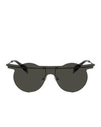 Мужские черные солнцезащитные очки от Yohji Yamamoto