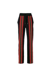 Женские черные спортивные штаны в вертикальную полоску от NO KA 'OI