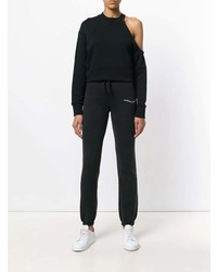 Женские черные спортивные штаны с вышивкой от Local Authority