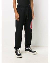 Мужские черные спортивные штаны с принтом от Gcds