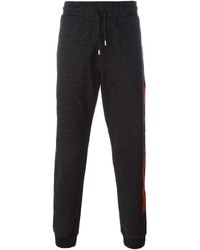 Мужские черные спортивные штаны с принтом от McQ by Alexander McQueen