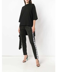 Женские черные спортивные штаны от Chiara Ferragni