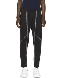 Мужские черные спортивные штаны от Alexander McQueen
