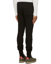 Мужские черные спортивные штаны от Balmain