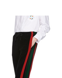 Мужские черные спортивные штаны от Gucci