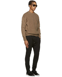 Мужские черные спортивные штаны от DSQUARED2