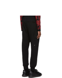 Мужские черные спортивные штаны от Alexander McQueen