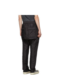 Мужские черные спортивные штаны от Rick Owens DRKSHDW