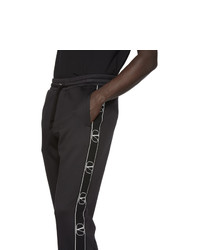 Мужские черные спортивные штаны от Valentino