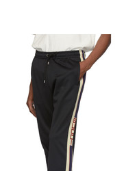 Мужские черные спортивные штаны от Gucci