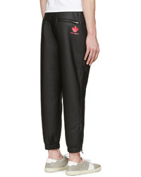 Мужские черные спортивные штаны от DSQUARED2