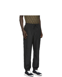 Мужские черные спортивные штаны от Fendi