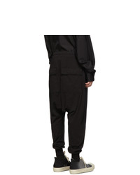 Мужские черные спортивные штаны от Rick Owens DRKSHDW