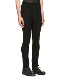 Мужские черные спортивные штаны от Haider Ackermann