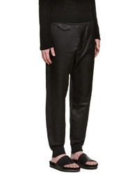 Мужские черные спортивные штаны от Alexander McQueen