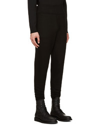 Мужские черные спортивные штаны от Ann Demeulemeester