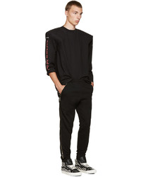 Мужские черные спортивные штаны от Hood by Air