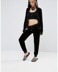 Женские черные спортивные штаны от Juicy Couture