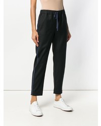 Женские черные спортивные штаны от Semicouture