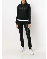 Женские черные спортивные штаны от Philipp Plein