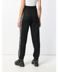 Женские черные спортивные штаны от MSGM