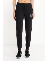 Женские черные спортивные штаны от EA7