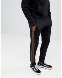 Мужские черные спортивные штаны от Le Breve
