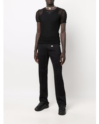 Мужские черные спортивные штаны от Courrèges