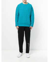 Мужские черные спортивные штаны от Paura