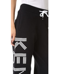 Женские черные спортивные штаны от Kenzo