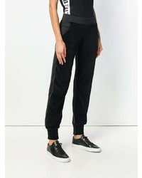 Женские черные спортивные штаны от Plein Sport