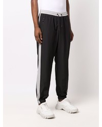 Мужские черные спортивные штаны от MSGM